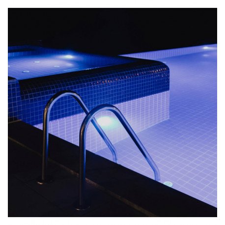 Foco LED RGB sumergible 6W para piscina IP68 acero 316