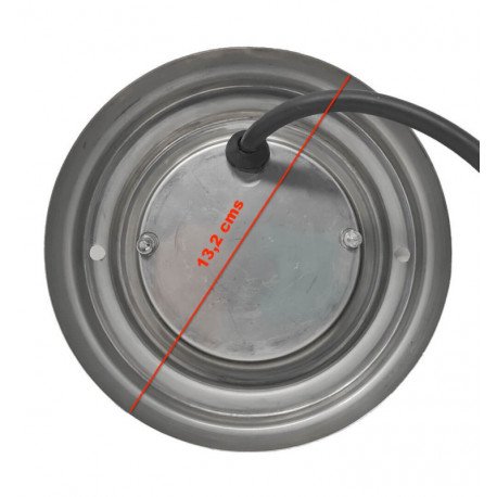 Foco LED RGB sumergible 6W para piscina IP68 acero 316