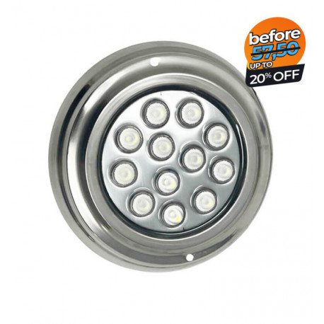 Ledschijnwerper voor zwembad 18W (IP68) RVS 316