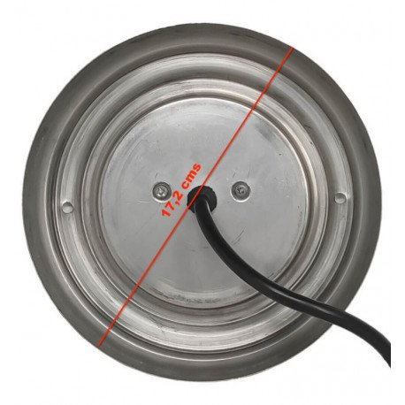 Foco LED sumergible 18W piscina IP68 acero inoxidable 316