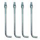 16mm Zinc-Plated Ground Anchor Bolts for Outdoor Poles