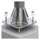 16mm Zinc-Plated Ground Anchor Bolts for Outdoor Poles