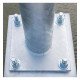 16mm Zinc-Plated Ground Anchor Bolts for Outdoor Poles