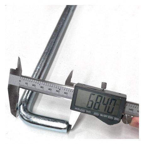 16mm Zinc-Plated Ground Anchor Bolts for Outdoor Poles