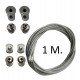 Kabelophangset voor 1-fase led-rail hangend (1 meter)