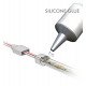 Siliconenkit IP65 voor ledstrips 10mm met connector en afschermhoes