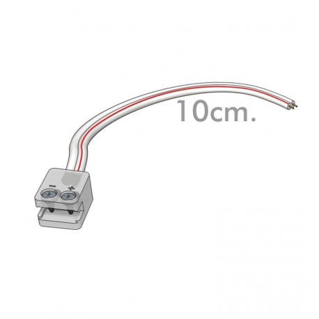 Kit silicona IP65 para tiras LED 10mm con conector y funda