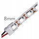 Connector voor ledstrips COB en SMD 8mm, IP20, zonder solderen