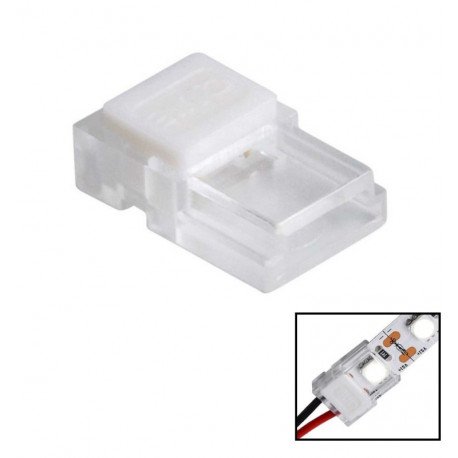 Connector voor ledstrips COB en SMD 8mm, IP20, zonder solderen