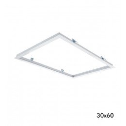 Inbouwframe voor ledpaneel 30x60 wit