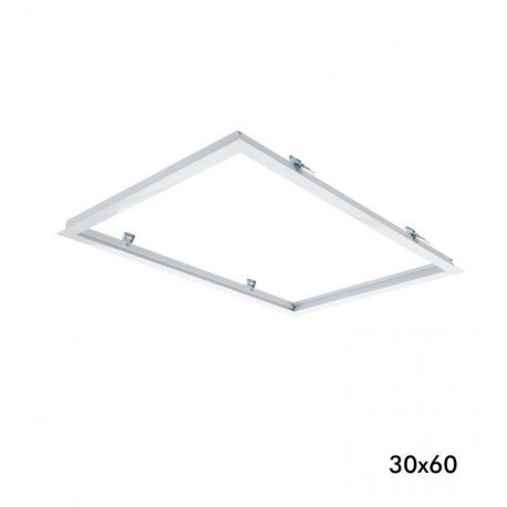 Inbouwframe voor ledpaneel 30x60 wit