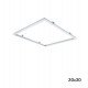 Inbouwframe 30x30 voor ledpaneel en vaste plafonds