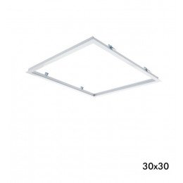 Inbouwframe 30x30 voor ledpaneel en vaste plafonds