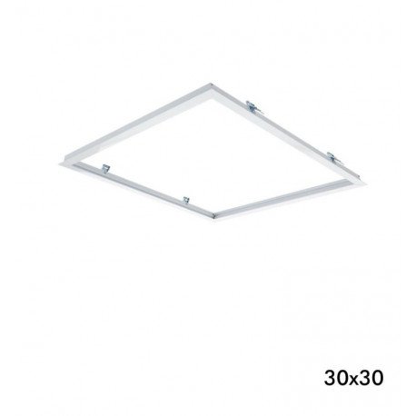 Inbouwframe 30x30 voor ledpaneel en vaste plafonds