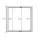 Inbouwframe 30x30 voor ledpaneel en vaste plafonds