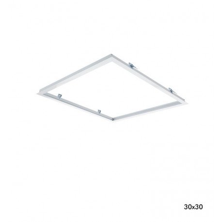Inbouwframe 30x30 voor ledpaneel en vaste plafonds