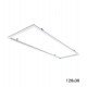 Inbouwframe voor ledpaneel 120x30 wit