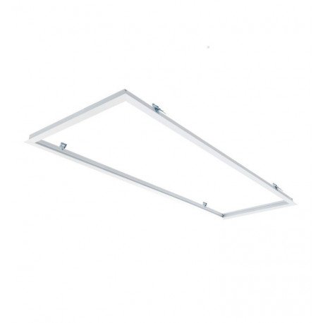 Inbouwframe voor ledpaneel 120x30 wit