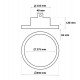 Led high-bay UFO 200W industrial dimbaar 1-10V IP65