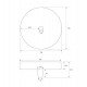 Ceiling Canopy for Pendant Lights and Wall Sconces