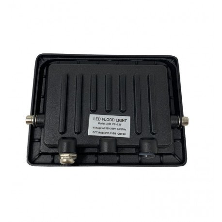 Proyector LED exterior 30W RGB+W IP65 para jardín y fachada