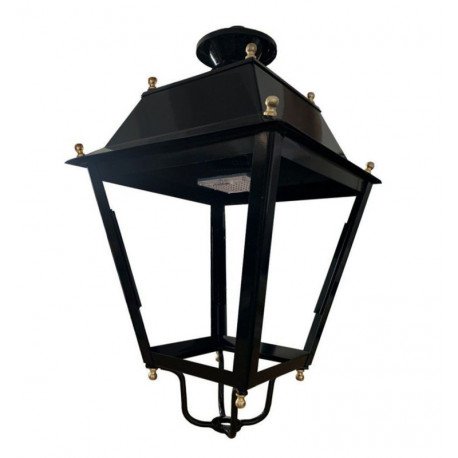Led-straatverlichting Villa Acero 40W-50W buiten, zwart
