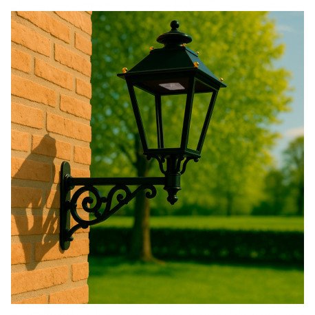 Farola LED Villa Acero 40W-50W exterior, negro