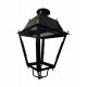 Led-straatverlichting Villa Acero 40W-50W buiten, zwart