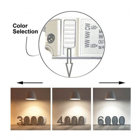 LED Downlight FREYA 2W-4W-6W 3CCT COB 24° UGR11 Black Chrome