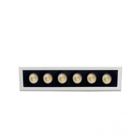 Inbouw led-downlight 8W OSRAM chip 3030 24° UGR17 anti-verblinding
