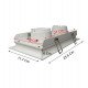 Downlight LED doble orientable blanco para GU10/MR16