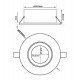 Downlight LED aro empotrable GU10 MR16 orientable Ø85mm aluminio