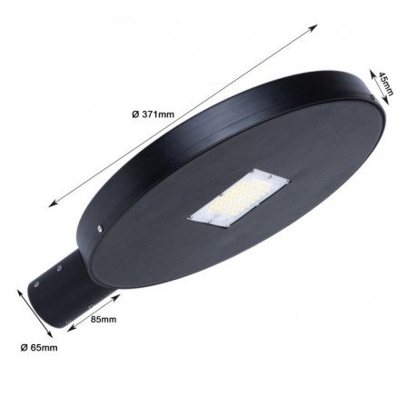 Farola LED 40W exterior aluminio Bridgelux 160Lm/W