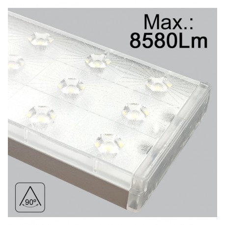LED track lineaire schijnwerper 3-fase 41-66W 90° 150 cm multipower ARDENAL