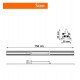 LED track lineaire schijnwerper 3-fase 41-66W 90° 150 cm multipower ARDENAL