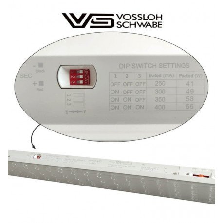 LED track lineaire schijnwerper 3-fase 41-66W 90° 150 cm multipower ARDENAL