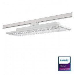LED-tracÃ© rail schijnwerper lineair 3-fase 75W orientabel 360Â° 58 cm