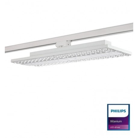 LED-tracÃ© rail schijnwerper lineair 3-fase 75W orientabel 360Â° 58 cm