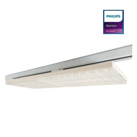 LED-tracÃ© rail schijnwerper lineair 3-fase 75W orientabel 360Â° 58 cm