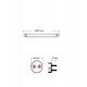 Ledbuis T8 10W 60cm glas hoge lichtopbrengst zonder flikkeren