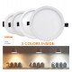 Downlight LED 12W circular empotrable CCT UGR17