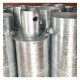Columna troncocónica galvanizada 6 m para farola exterior