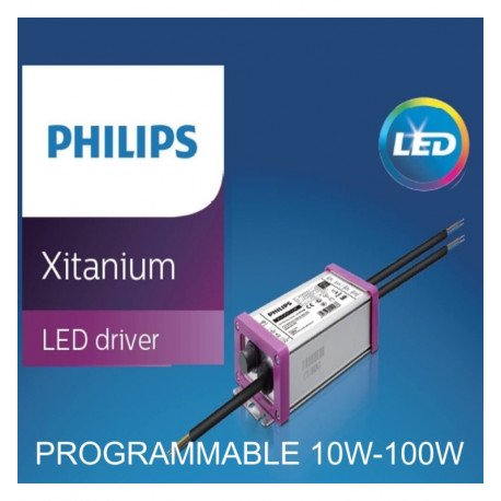 Farola LED 100W exterior CAPRI con driver Philips programable
