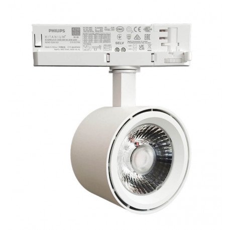 Led-schijnwerper voor 3-fase ledrail ODENSE 40W-38W-36W CRI+92 wit