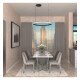 Hangende ledlamp circulair 37W zwart SPACE VENUS 60 cm