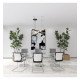 Hangende ledlamp circulair 37W zwart SPACE VENUS 60 cm