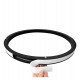 Hangende ledlamp circulair 37W zwart SPACE VENUS 60 cm