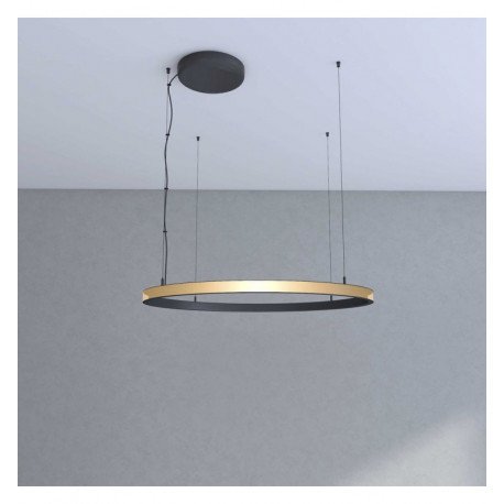 Hangende led-lamp circulair 54W voor interieurdecoratie 90cm