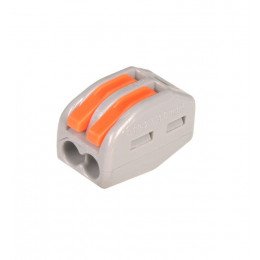 Snelle connector 2 ingangen PCT-212 voor elektrische kabel 0,08-4 mm²