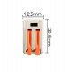 Snelle connector 2 ingangen PCT-212 voor elektrische kabel 0,08-4 mm²